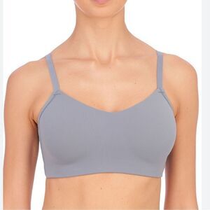 Natori limitless convertible contour wireless sportsbra in gray 34D